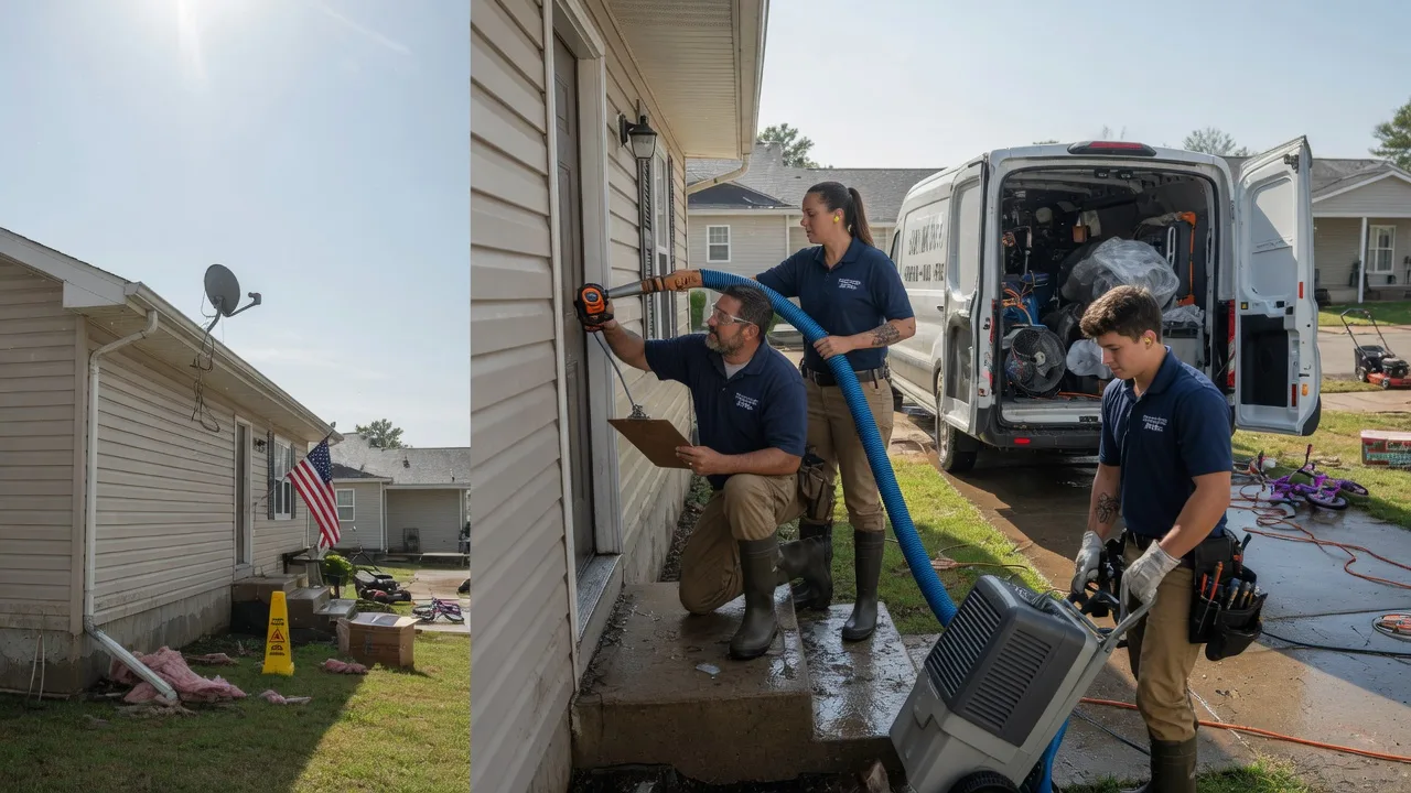 Ceiling Water Damage Restoration in Springboro, OH near me